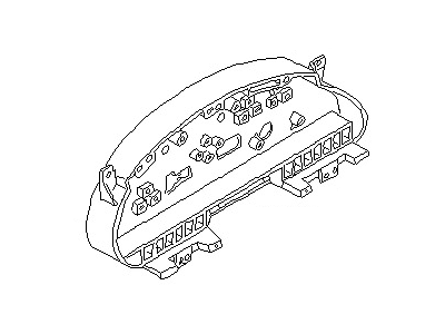 Nissan 24811-64Y00 Combination Meter Housing Lower