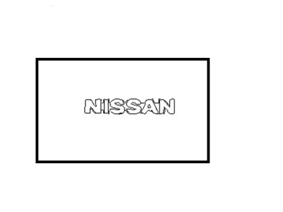 Nissan 62390-31M10 Front Emblem Kit