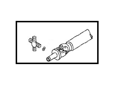 2007 Nissan Pathfinder Drive Shaft - 37000-ZP80A