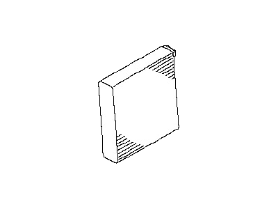 Nissan 27281-EL00B EVAPORATOR, Front