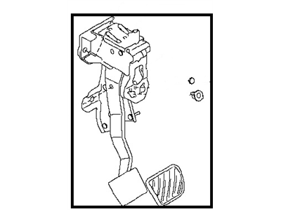 Nissan 46501-JG410 Pedal Assy-Brake W/Bracket