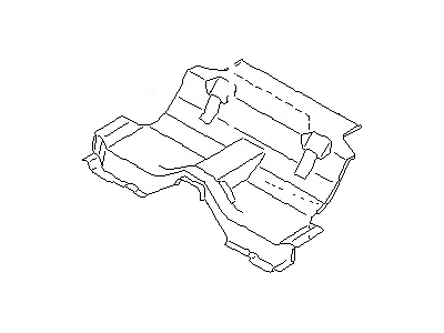 Nissan 74512-42F35 Floor-Rear,Front