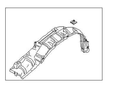 Nissan Frontier Wheelhouse - 63843-3S500