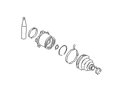 1992 Nissan Hardbody Pickup (D21) CV Joint - 39711-31G25