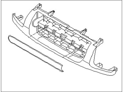 Nissan Xterra Grille - 62310-7Z800