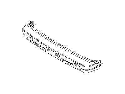 Nissan 62050-W3200 Front Bumper