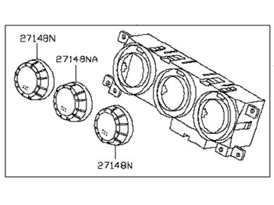 Nissan 350Z A/C Switch - 27500-CF40A