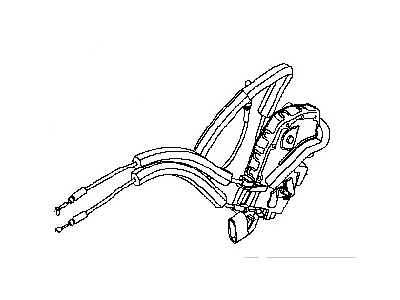 2012 Nissan Cube Door Lock Actuator - 82500-1FA0D