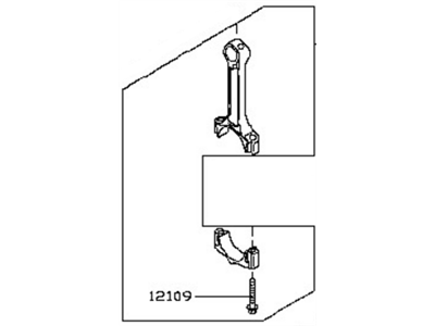 Nissan 12100-ED80B Rod Complete-Connecting