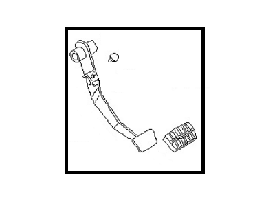 1987 Nissan Stanza Brake Pedal - 46520-29R10