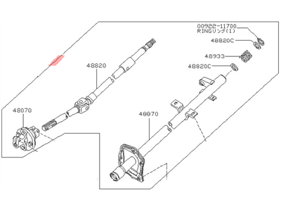 Nissan 48810-34W10 Column Assembly