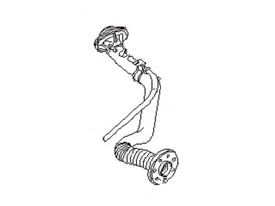 1987 Nissan 300ZX Fuel Filler Hose - 17220-01P00