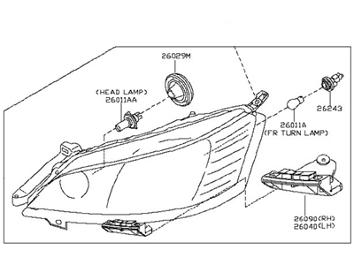 Nissan 26010-3LM0A