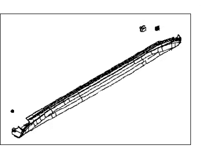 Nissan 76850-3YW0A Mudguard-Sill Center,RH