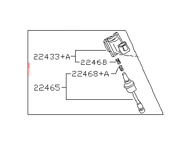 Nissan 300ZX Ignition Coil - 22448-30P02