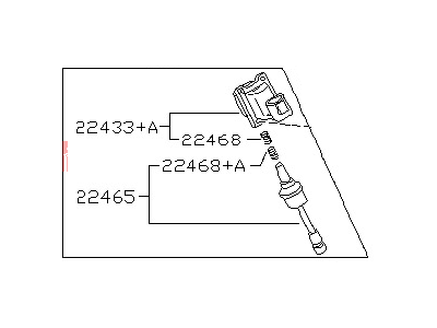 Nissan 22448-30P01 Ignition Coil Set