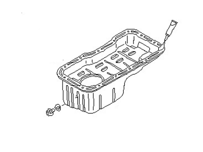 Nissan 11110-3Z010 Pan Assy-Oil