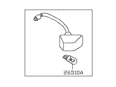 Nissan 26510-9BF0A License Plate Lamp Assy