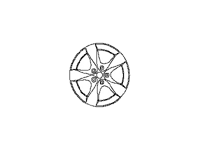 Nissan D0300-EN11B Aluminum Wheel