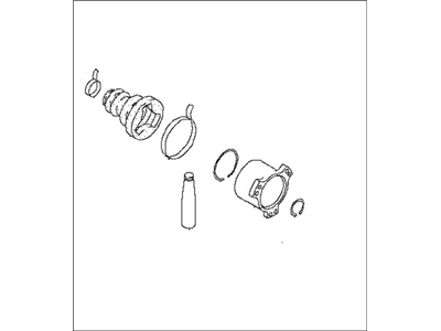 Nissan 39741-03P88 Repair Kit-Dust Boot,Rear Drive Shaft