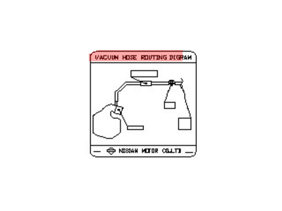 Nissan 22304-AM600 Label-Vacuum Piping