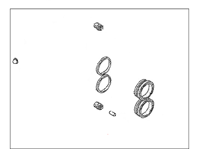 2004 Nissan Murano Brake Caliper Repair Kit - 41120-CA025
