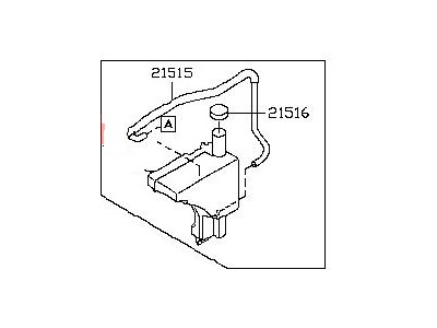 Nissan 21710-1FA0A Tank Assy-Reserve