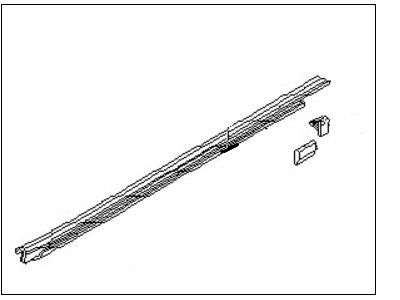 1980 Nissan 200SX Door Moldings - 80820-N8200