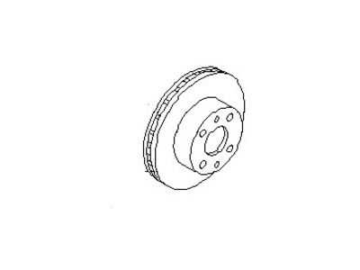 Nissan 40206-4Z810 Rotor Disc Brake Front