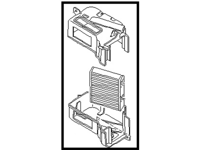 Nissan 27120-1E400 Case Assembly-Heating Unit