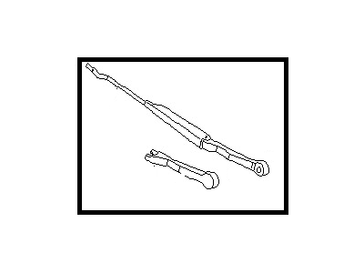 1983 Nissan Stanza Wiper Arm - 28880-D1101