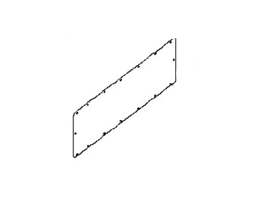 Nissan 76901-1M700 Finisher-Rear Side,Front LH