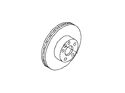 Nissan 43206-JL00A Rotor Brake