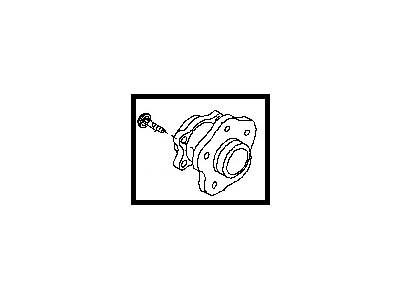 Nissan 43202-4GA0B Hub Assembly-Rear Axle