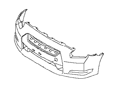 Nissan FBM22-KB60H Front Bumper Fascia Kit