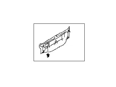 Nissan 84992-61Y03 Plate-Luggage,Rear