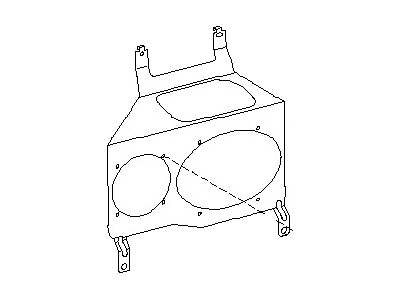 Nissan 28164-9Z700 Bracket-Rear Speaker,RH