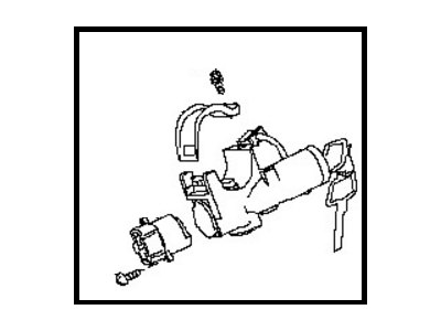 Nissan D8700-ZW89A Lock Steering