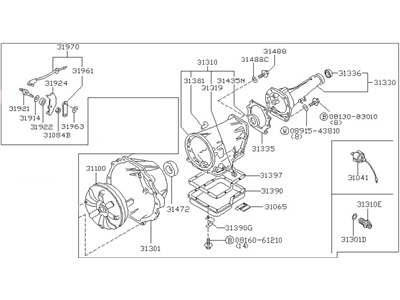Nissan 31020-X2770 Automatic Transmission Assembly
