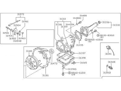 1980 Nissan 280ZX Transmission Assembly - 31020-X2701