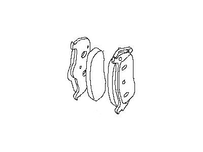 2005 Nissan Armada Brake Pad Set - 44060-7S025