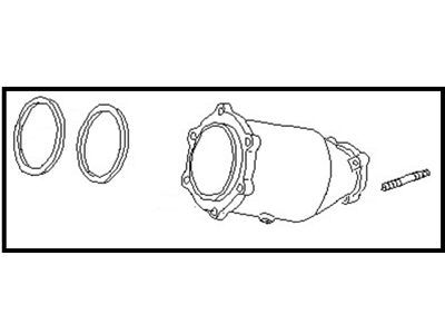 Nissan B08A0-5W500 Three Way Catalyst Converter