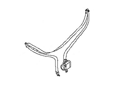 Nissan 86885-JA38B Tongue Belt Assembly, Pretensioner Front Left