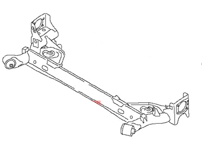 Nissan 55501-5RL1B Beam COMPL-Rear Suspension