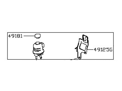 Nissan 49180-EZ40A Tank Assembly - Reservoir