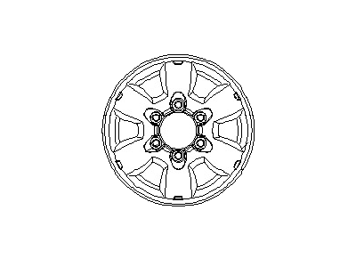 Nissan 40300-7Z101 Aluminum Wheel