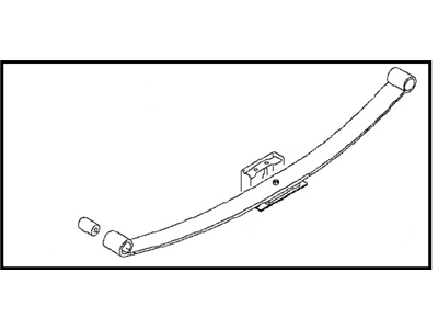 Nissan 55020-9SC0A Spring Assembly Leaf, Rear