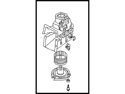 1983 Nissan 280ZX Blower Motor - 27160-P7100