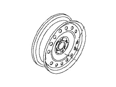 Nissan 40300-1FC0A Wheel Assy-Disk