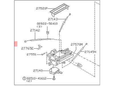 Nissan 27500-1S700 Control Assembly